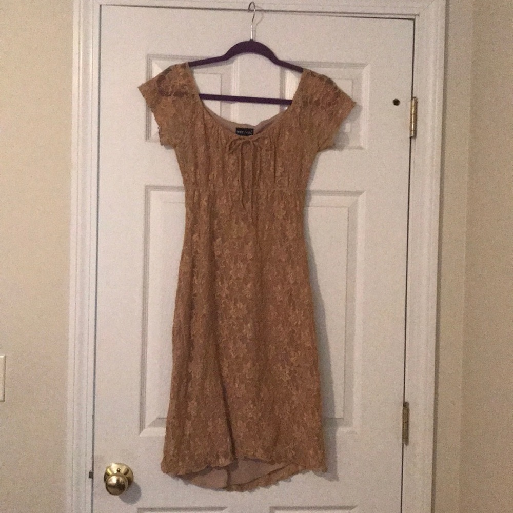 Party dress by Wet Seal. Beige size 4.